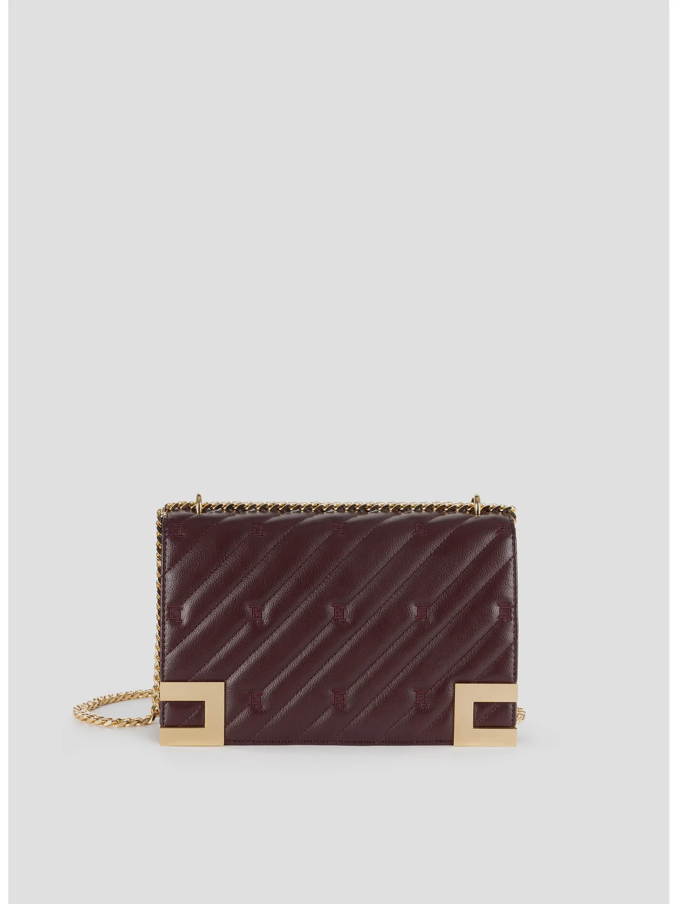     -ELISABETTA FRANCHI    -BORSA GRANDE MATELASSÉ CON TRACOLLA-