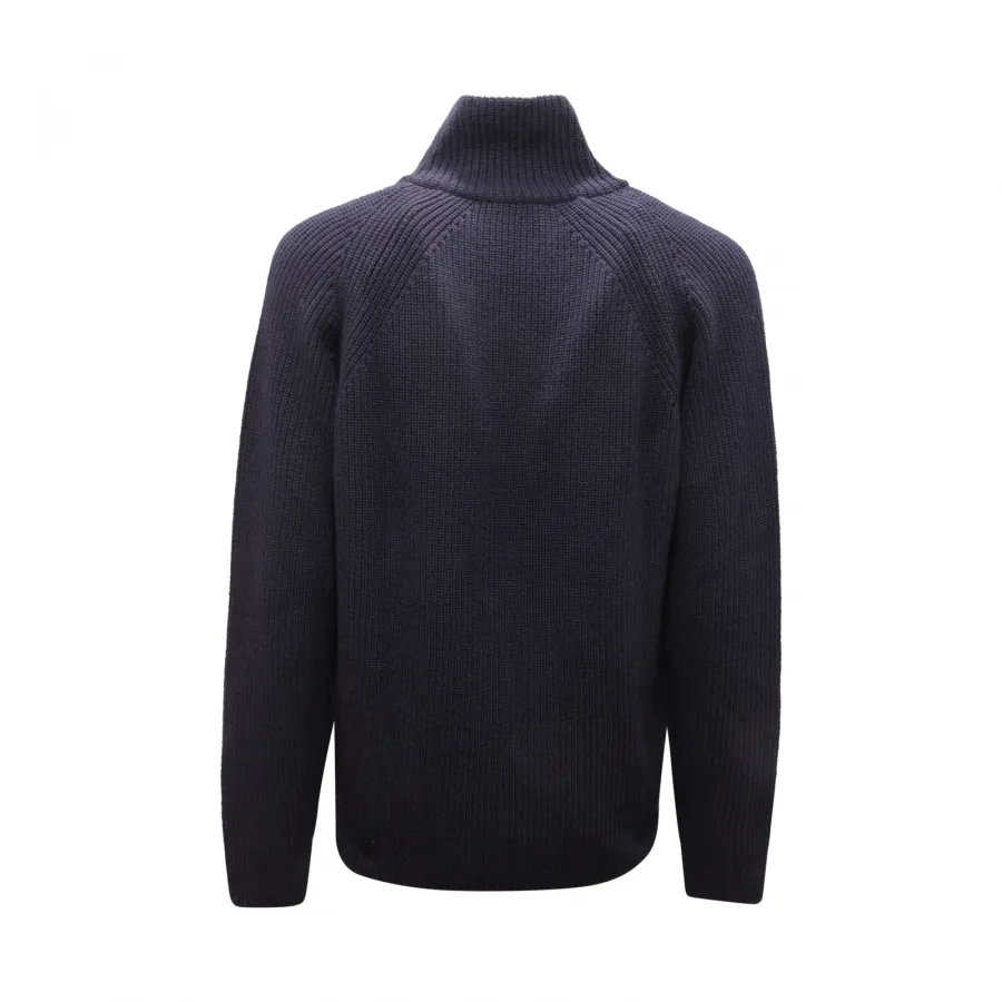 1724AZ MAGLIONE UOMO BROOKSFIELD MAN HALF ZIP WOOL BLEND SWEATER