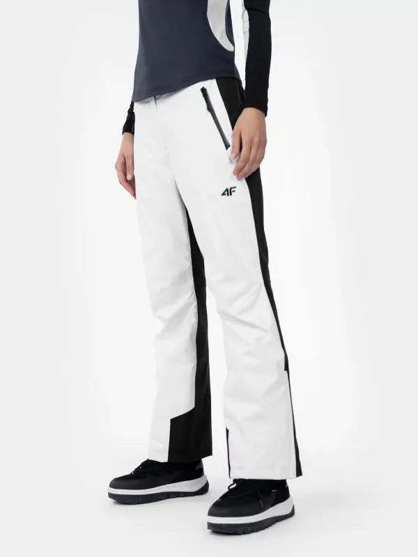 4F PANTALONI SCI 4FPRO DONNA DERMIZAX 20.000 White/Black
