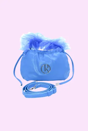 Borsa TULITE tracolla più manico tulle ecopelle