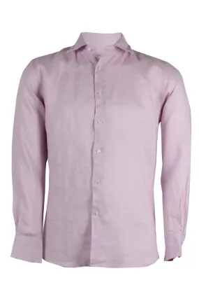 Camicia manica lunga 100% lino collo classico