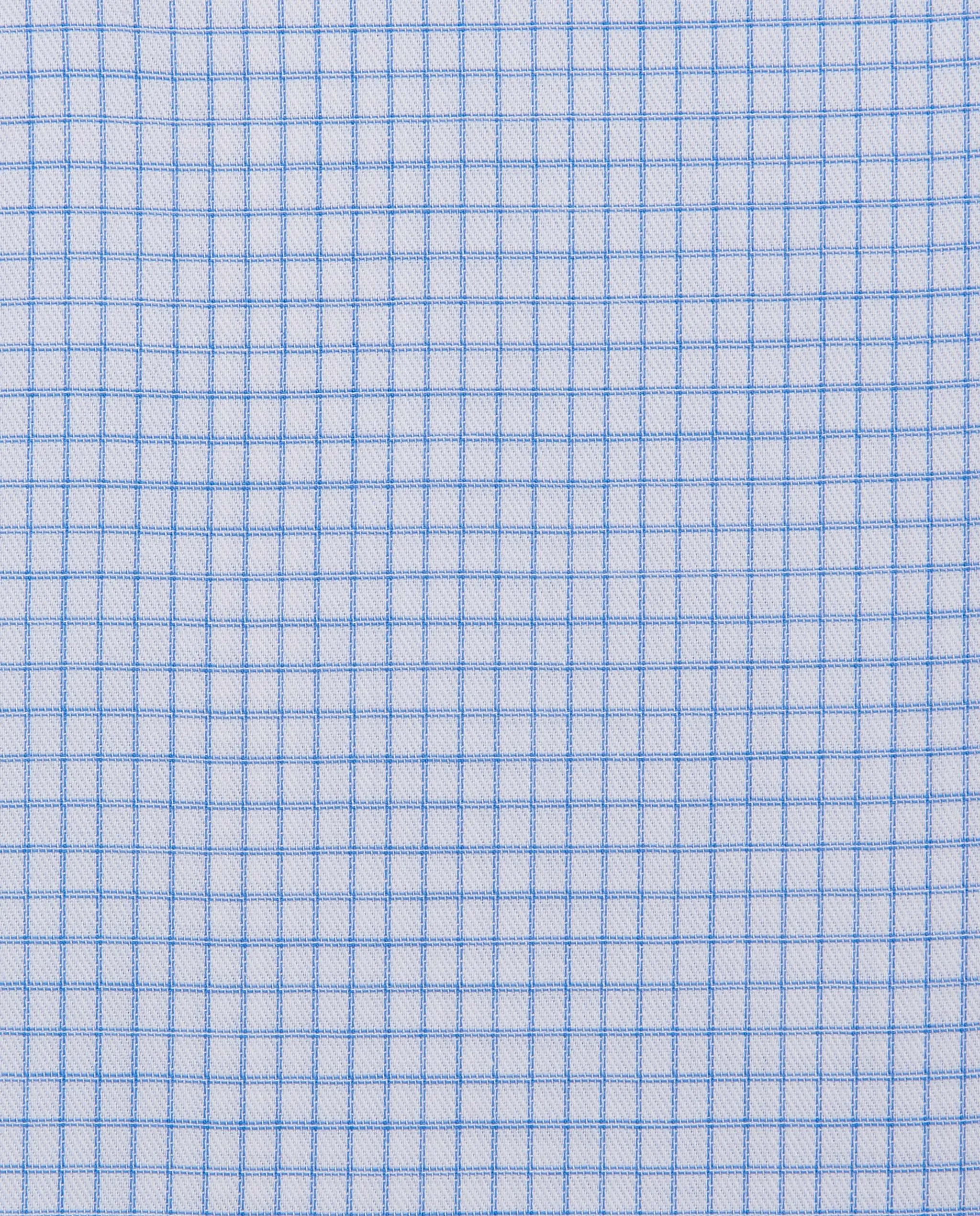Camicia quadrettata azzurra button down    