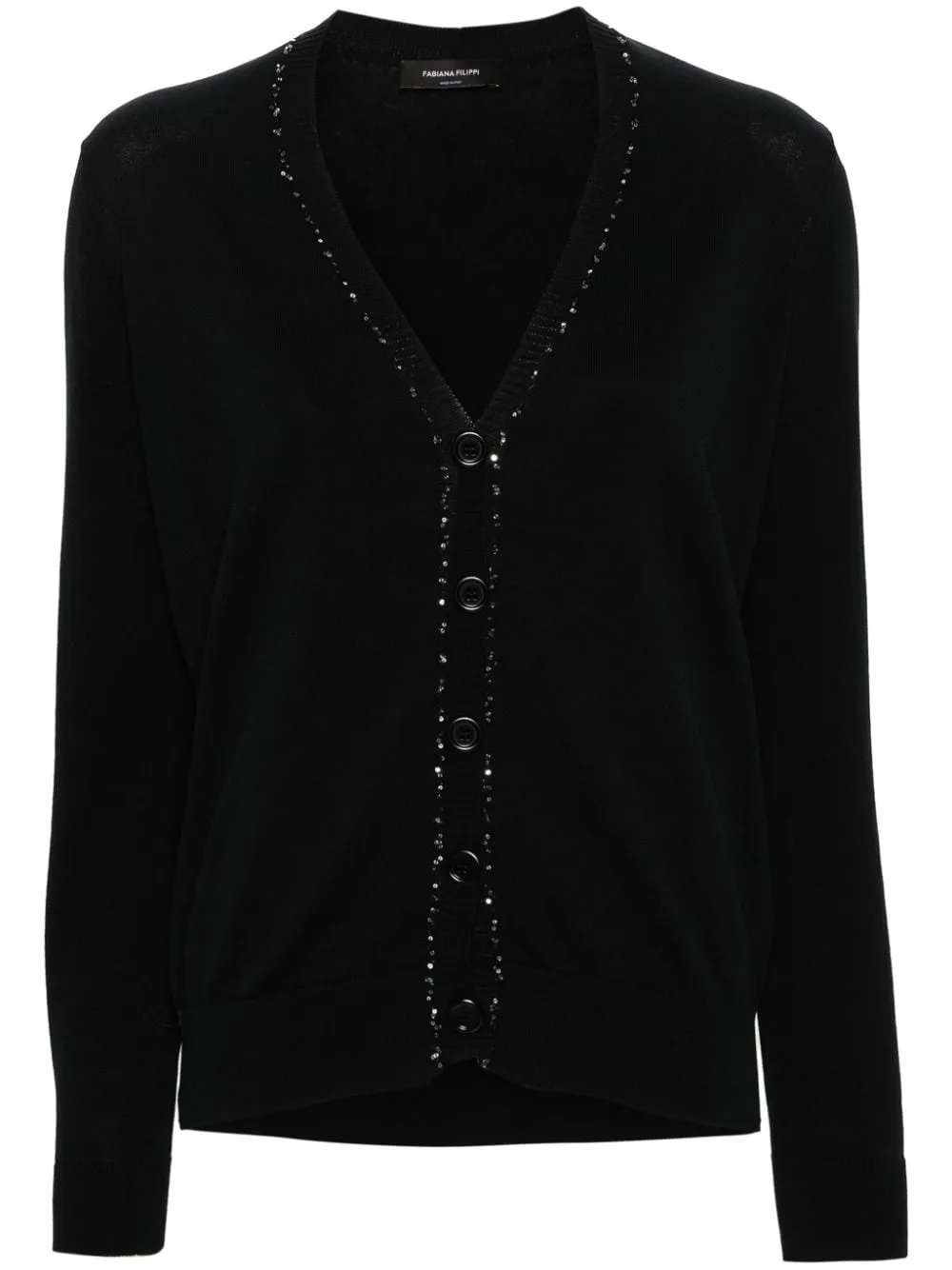 Cardigan con paillettes