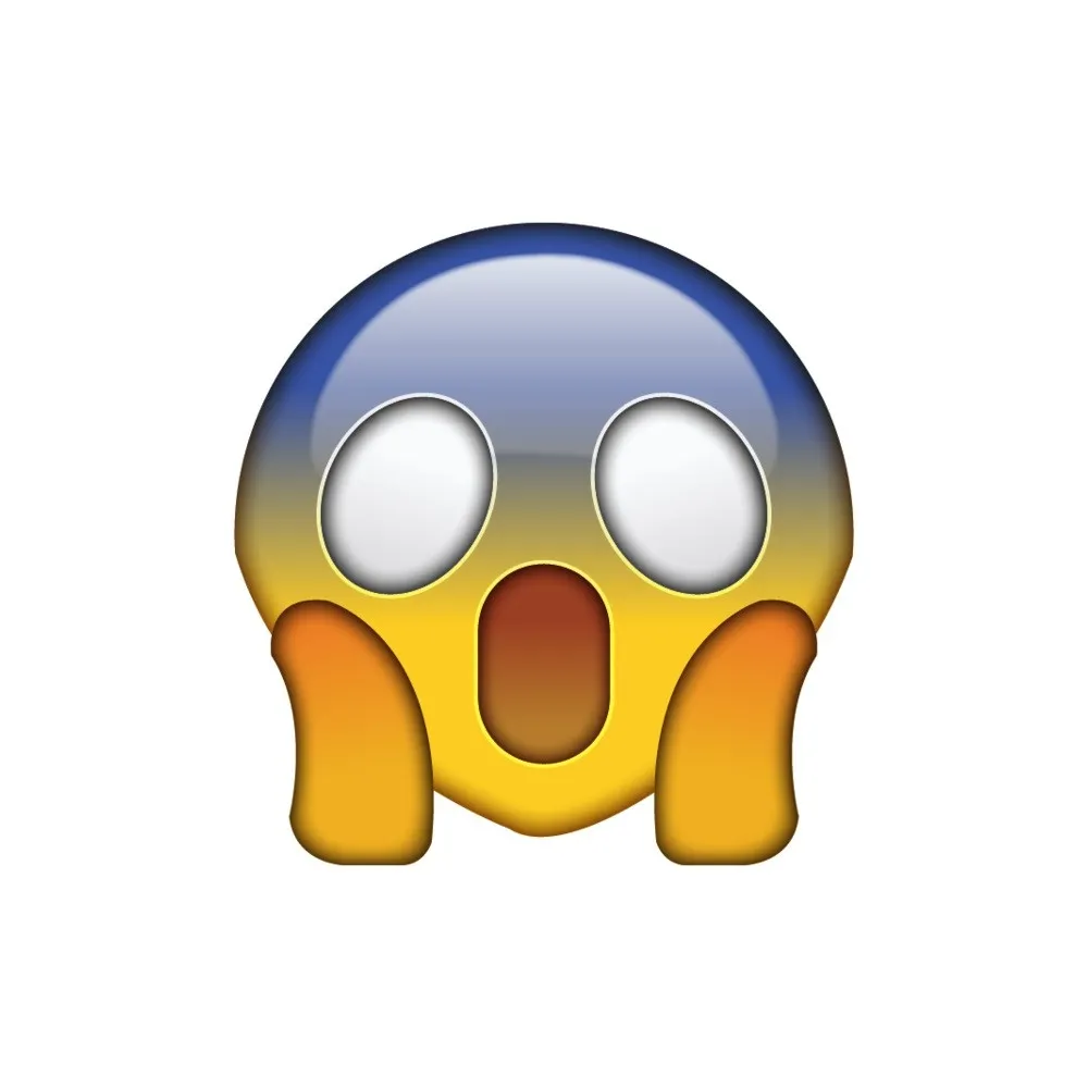 Cialda Ostia Emoji Emoticon Urlo Torta Cialda Compleanno Festa