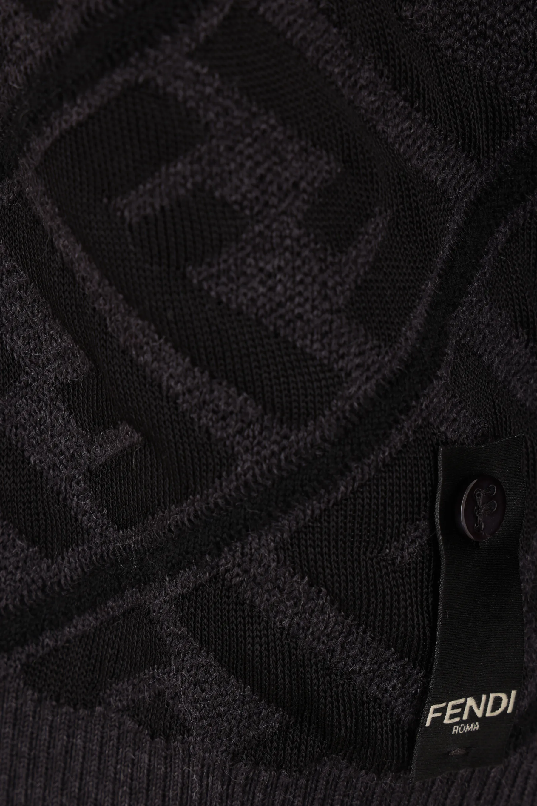  FENDI pullover in misto lana FF 