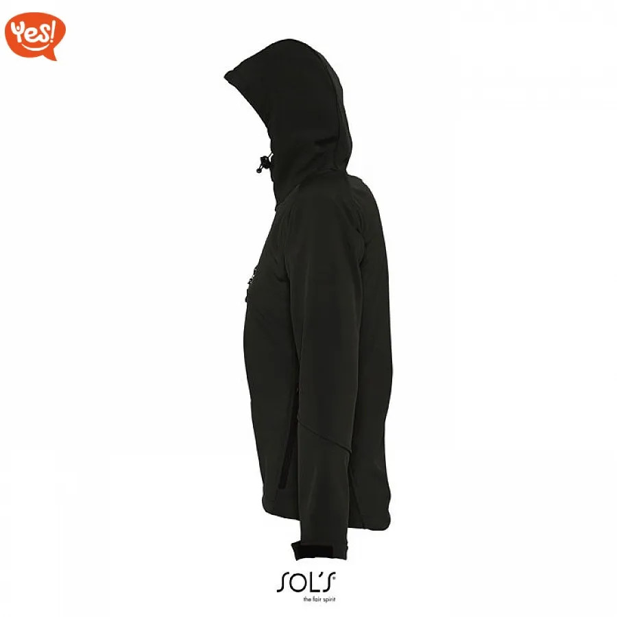 Giacca Softshell da donna con cappuccio | personalizzabile con il tuo logo