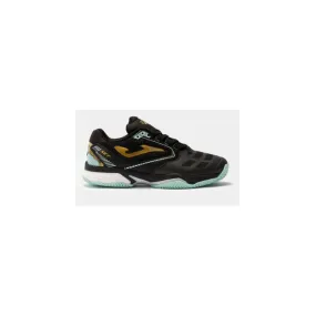 Joma T.Set Woman 2201 Black/Sky Blue Scarpa Tennis/Padel Donna
