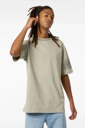 Negative Flames T-Shirt Sand