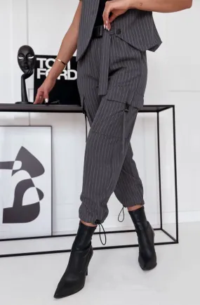 Pantaloni tasche a righe