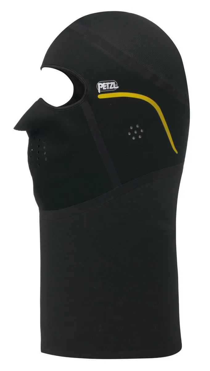 Passamontagna Nero Petzl No, in Poliestere