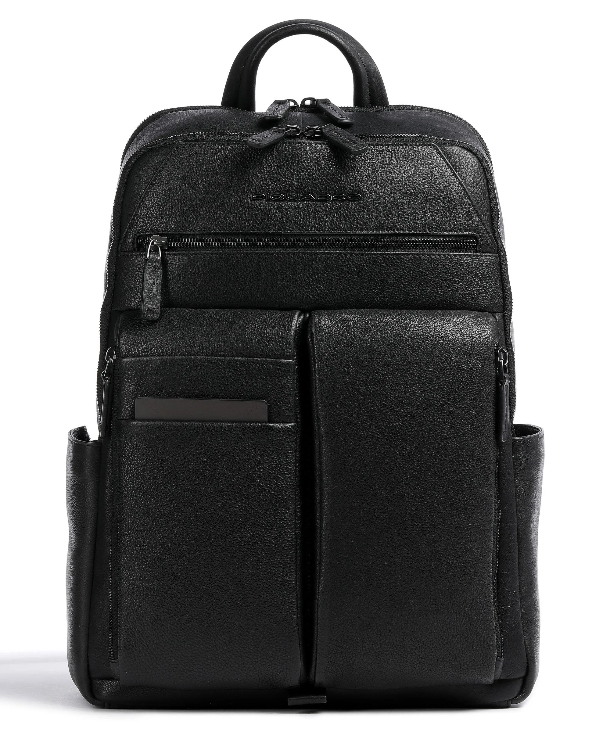  Piquadro Paavo Zaino 14″ pelle di vacchetta grana nero  