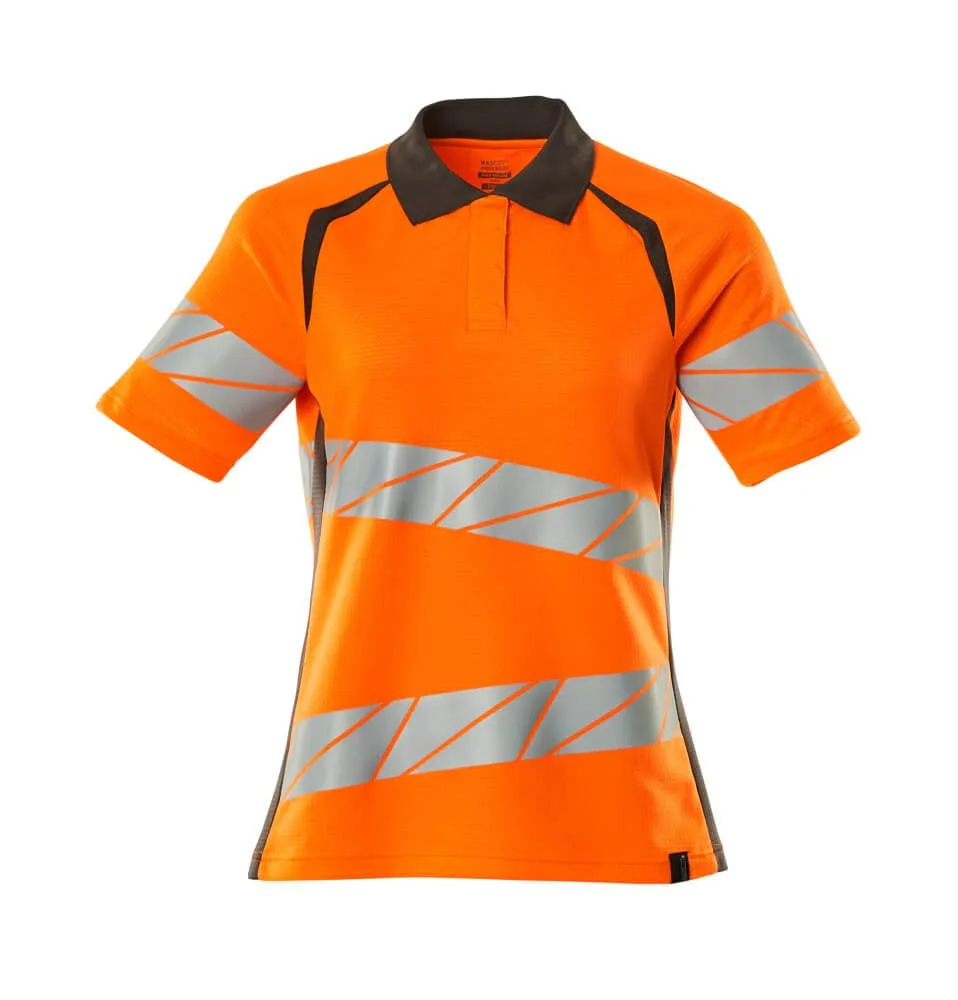 Polo alta visibilità Arancione a maniche corte Mascot Workwear 19093-771 per donna