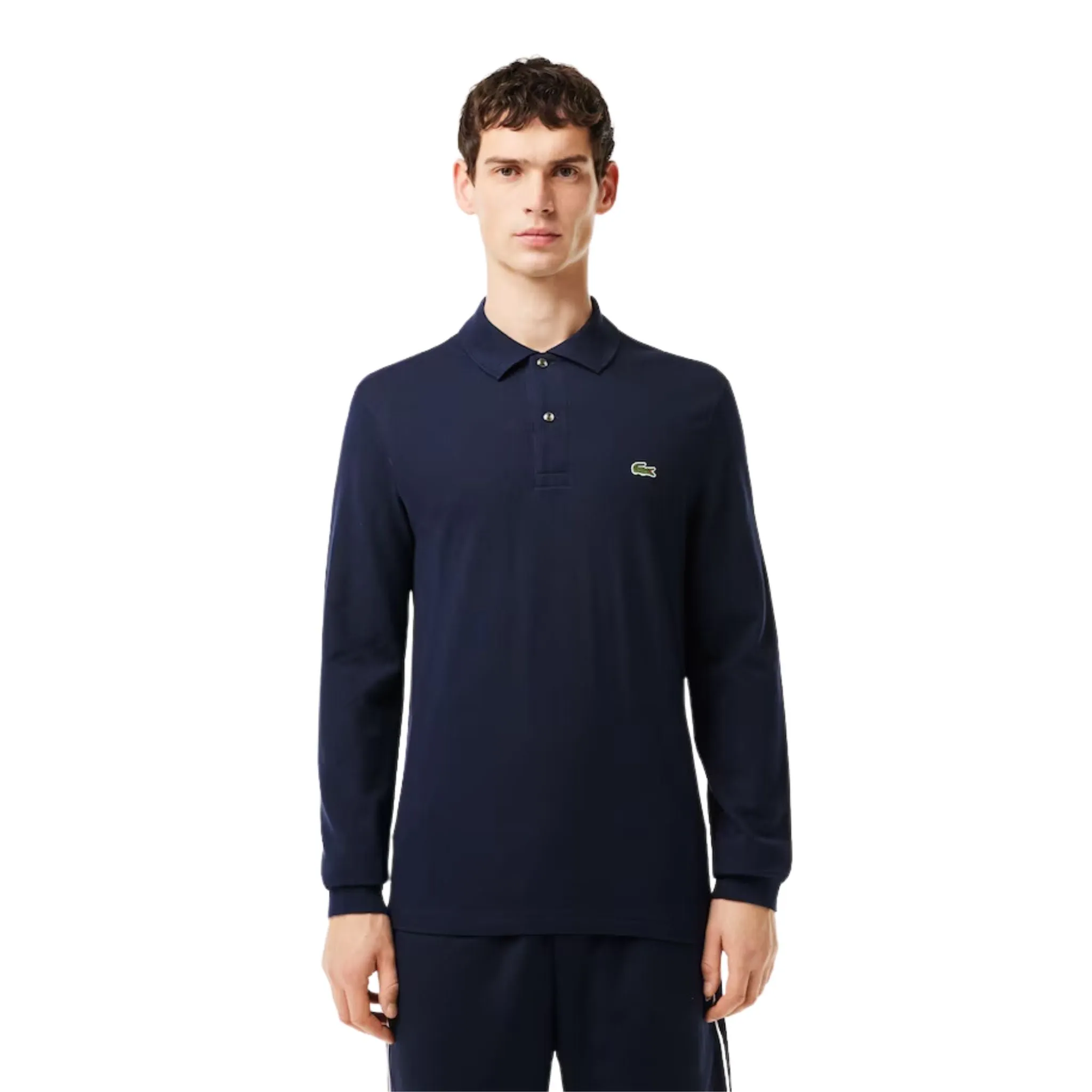 Polo Uomo a maniche lunghe Blu navy