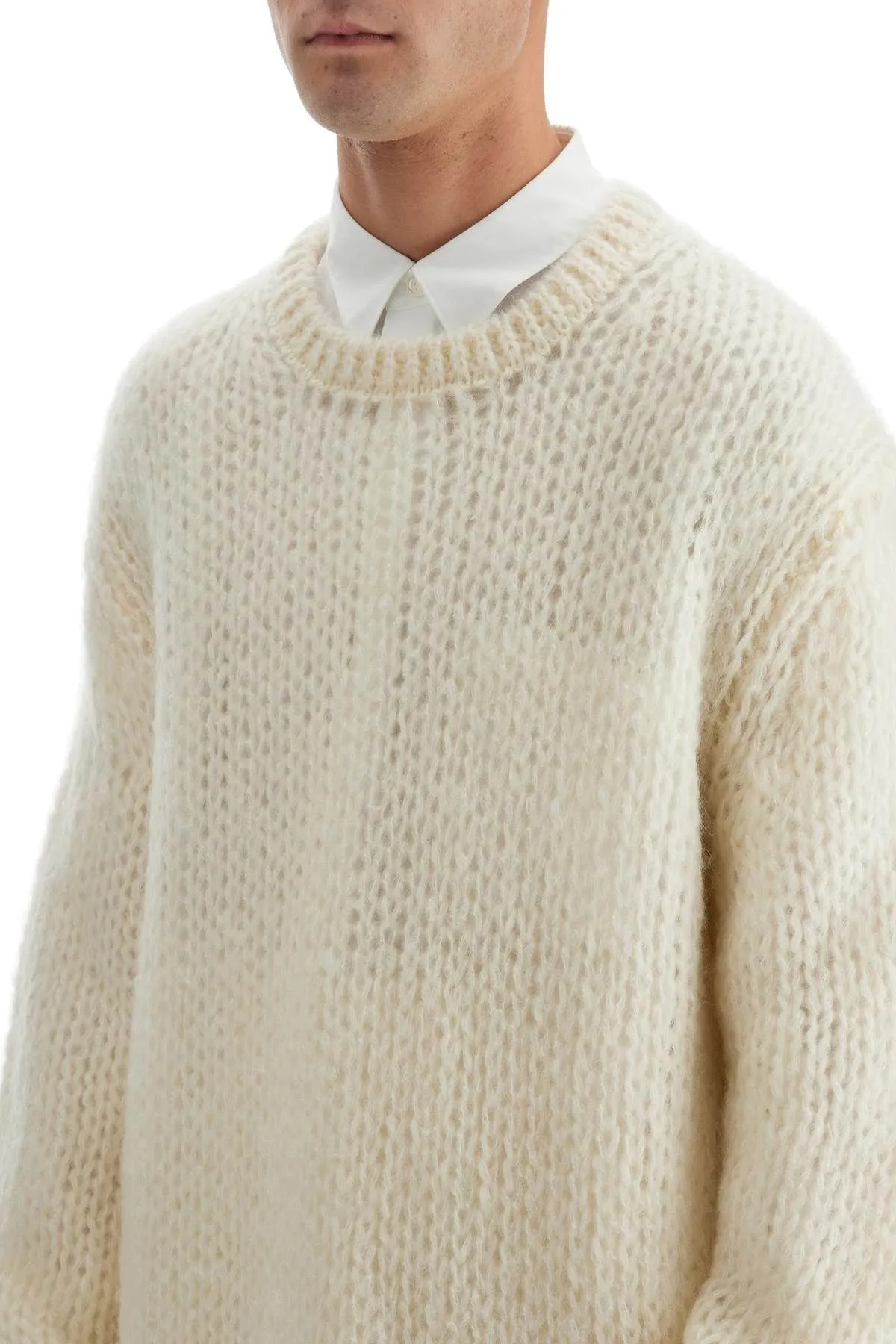 Pullover oversize in mohair