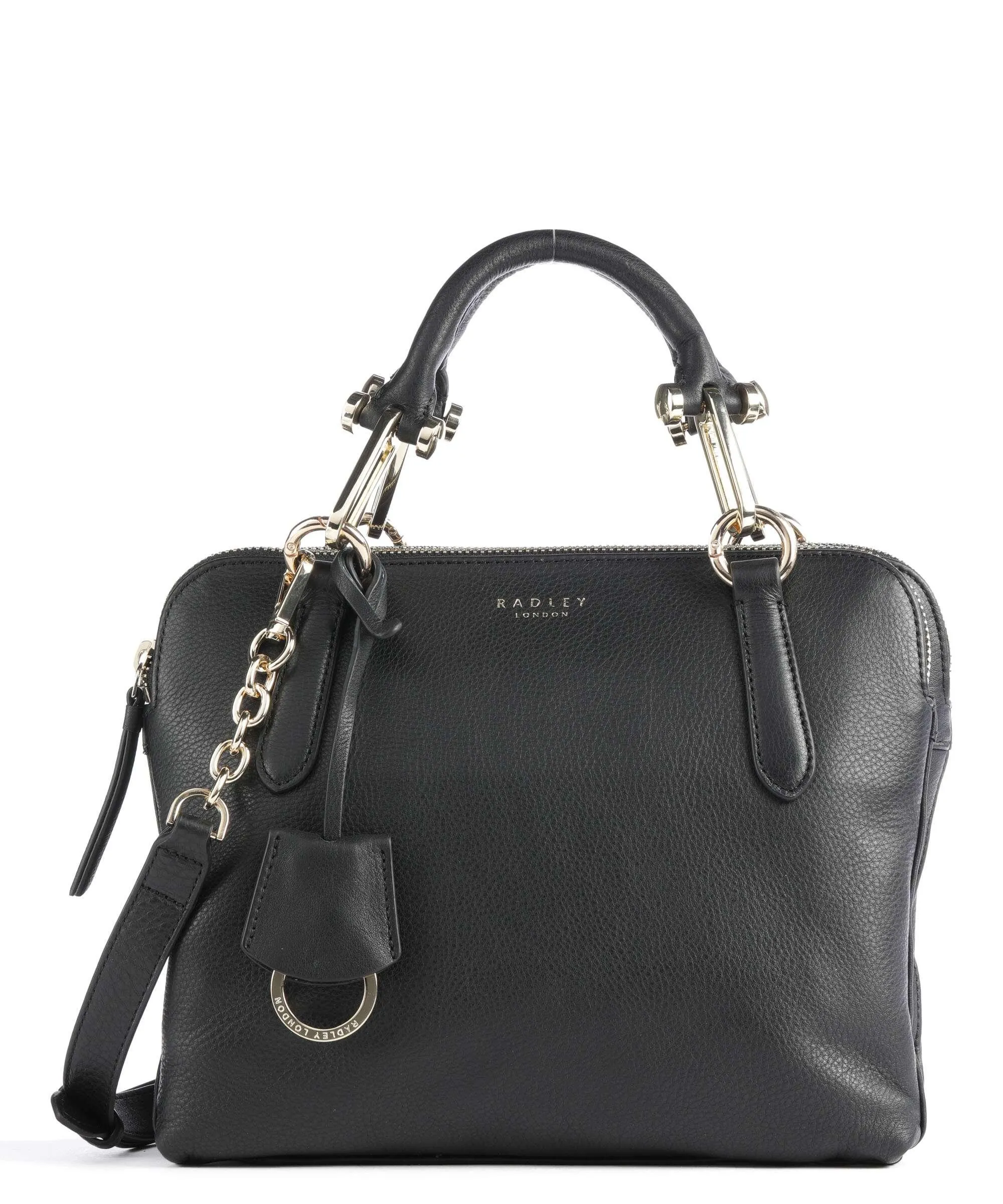  Radley London Commute Street Borsa a mano pelle di vacchetta grana nero  