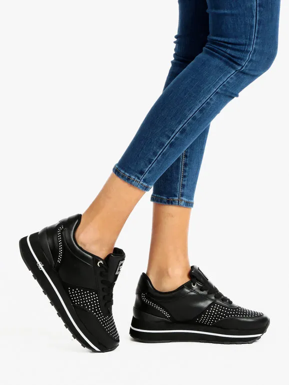 Saralòpez Baskets femme avec strass