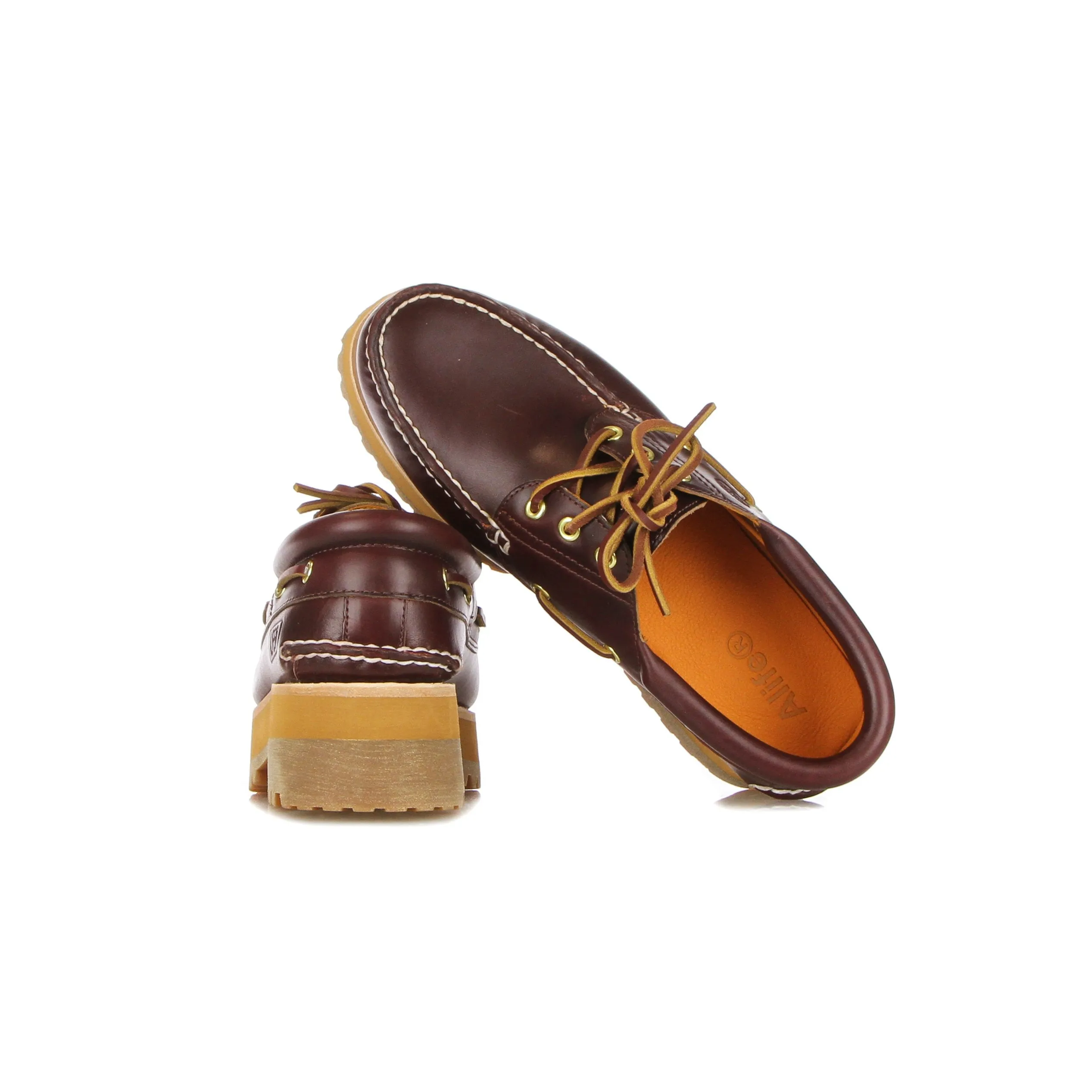 Scarpa Lifestyle Uomo Authentic 3-eye Lug X Alife Burgundy Full Grain