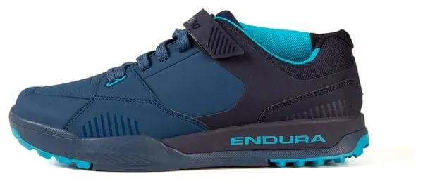Scarpe MTB Endura MT500 Burner Automatic Pedals Blu Navy