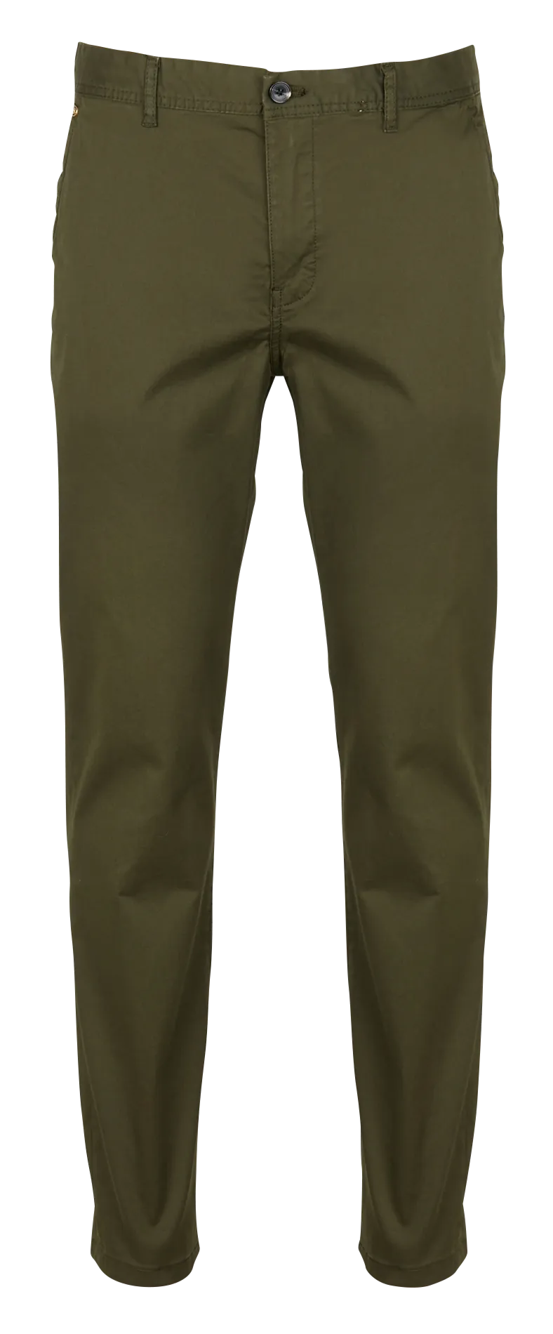  SCOTCH AND SODA   Pantaloni dritti in misto cotone biologico | Kaki