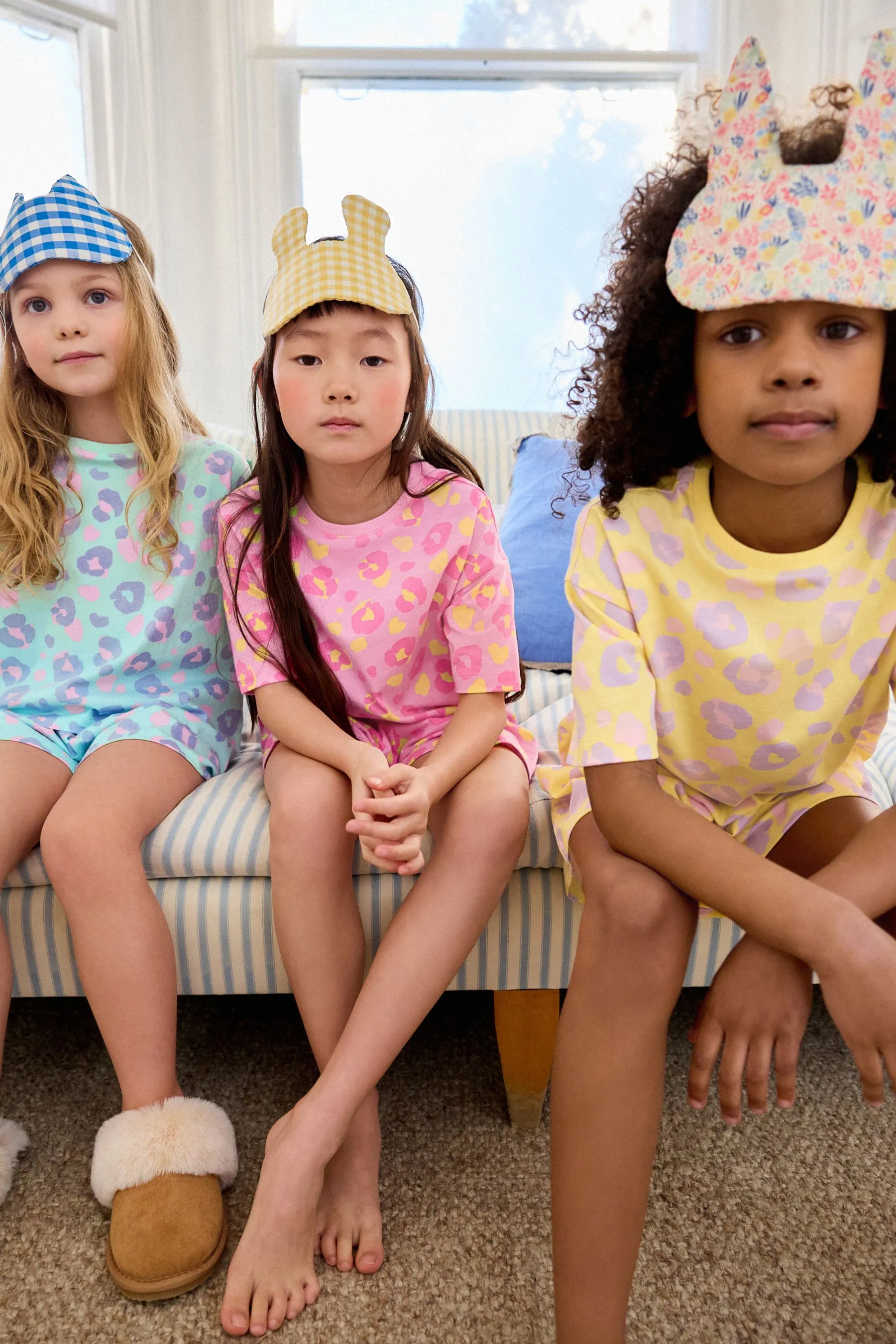 Short 100% Cotton Pyjamas 3 Pack (9mths-16yrs)    