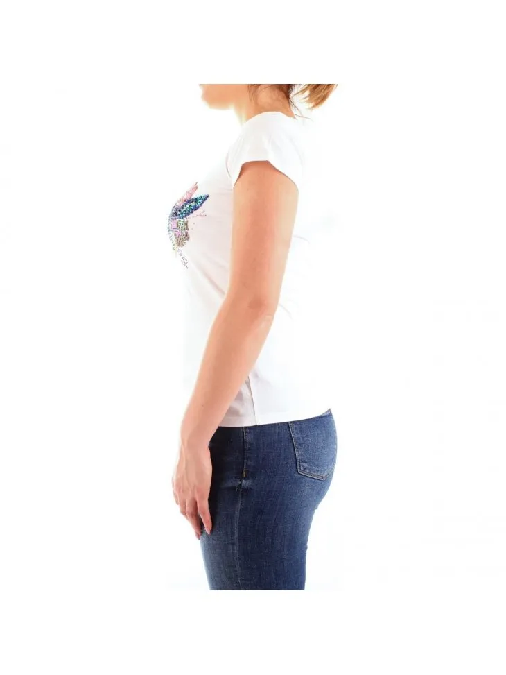 T-SHIRT APPLICAZIONI PERLINE