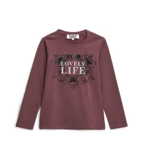 --T-shirt con strass-
