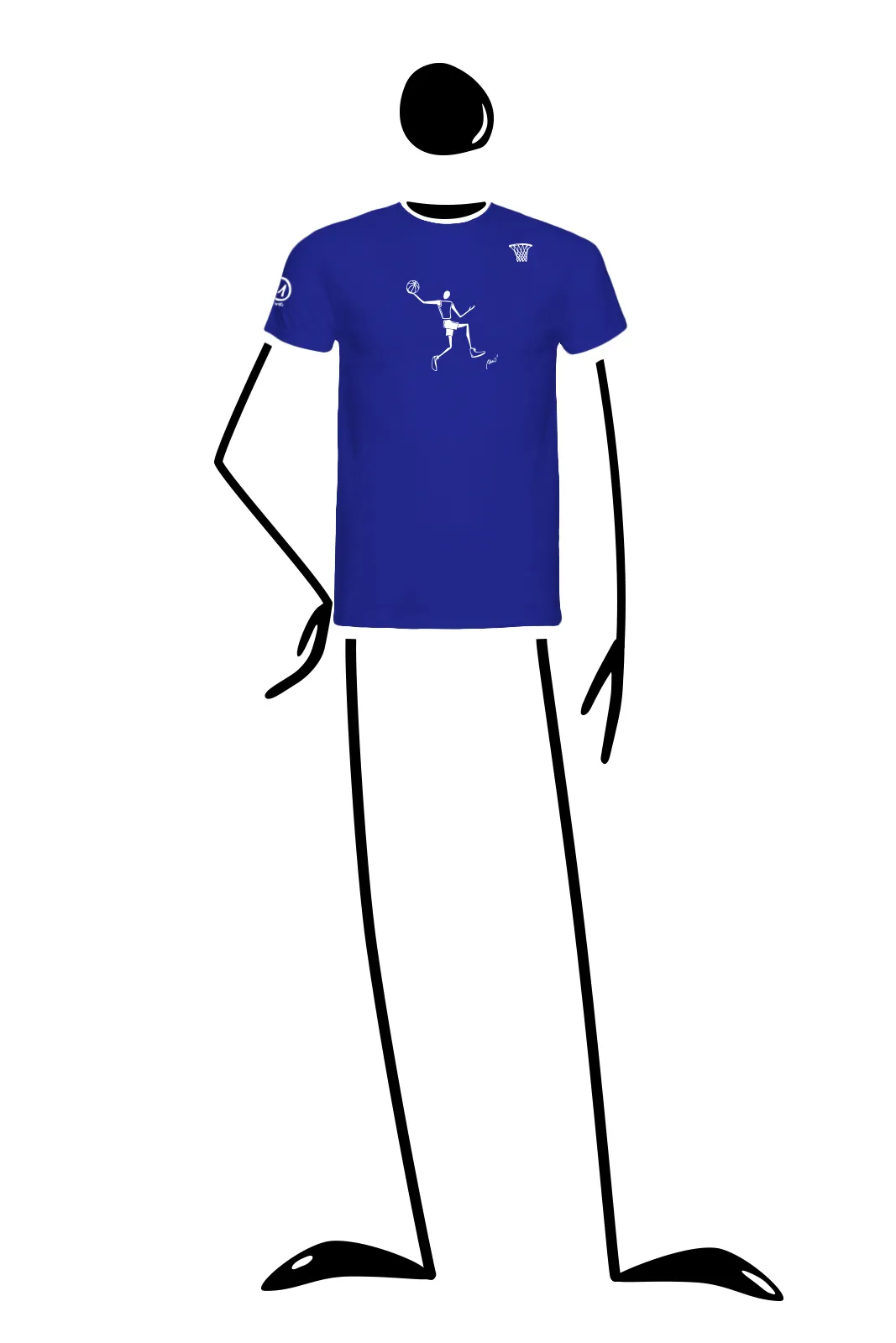 --T-shirt Homme “Basket” HASH-