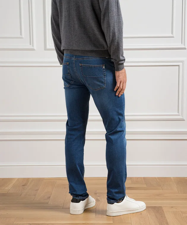Tramarossa Jeans blu con effetto used MICHELANGELOD306